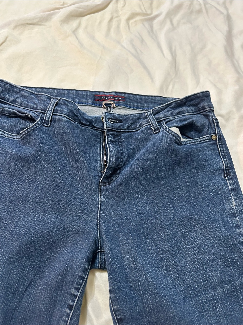 Tommy Hilfiger Straight Leg Blue Denim Jeans